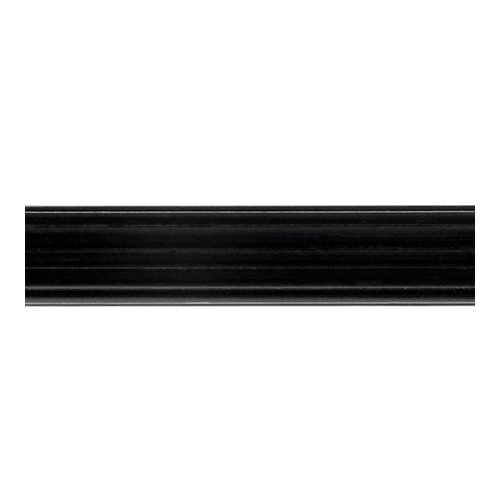 1 3/8 Fluted 8 ft, Black finish