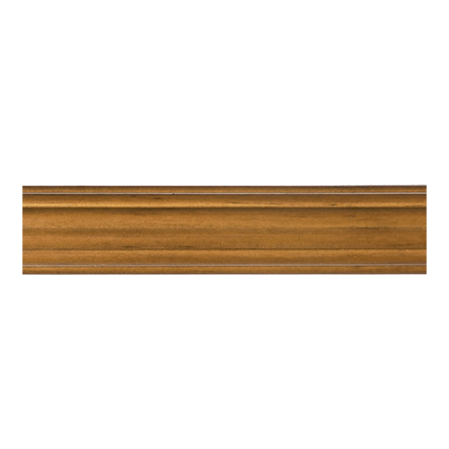1 3/8 Fluted 8 ft, Estate Oak finish