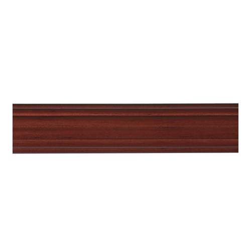 1 3/8 Fluted 8 ft, Mahogany finish