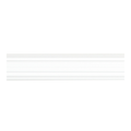 1 3/8 Fluted 4 ft, White finish