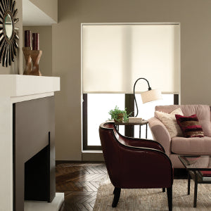 Splendor Light Filtering — Ivory room view