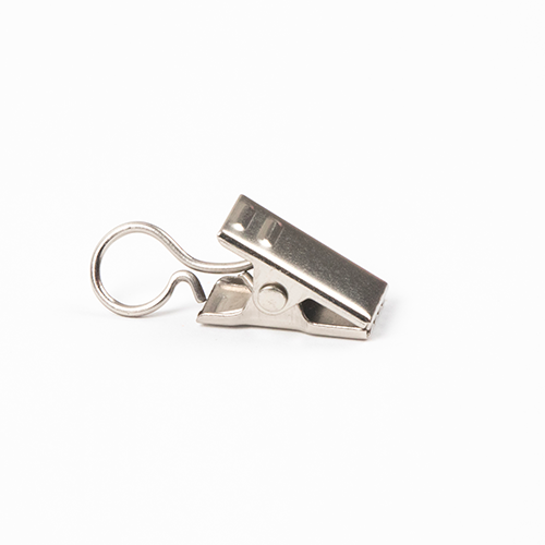 Kirsch 1" Designer Metals Ring Clips, Pack of 7, Satin Nickel finish