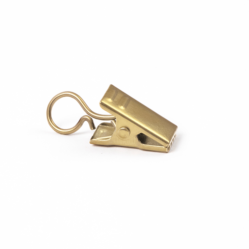 Kirsch 1" Designer Metals Ring Clips, Pack of 7, Brushed Bronze finish