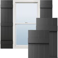 Bravada Lifetime Vinyl Four Board Joined Board-n-Batten Exterior Shutters