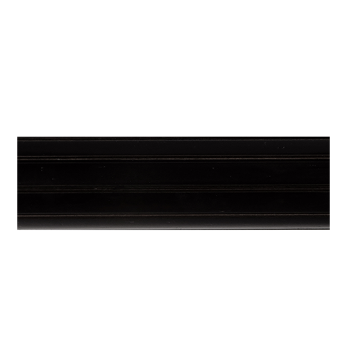 2 Fluted 4 ft, Black finish