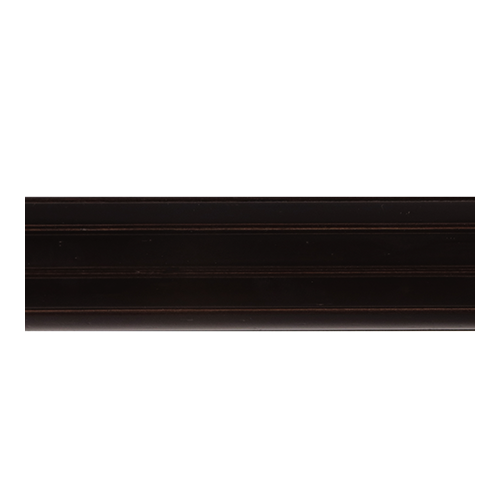 2 Fluted 4 ft, Dark Chocolate finish