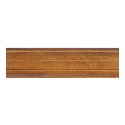 2 Fluted 6 ft, Estate Oak finish