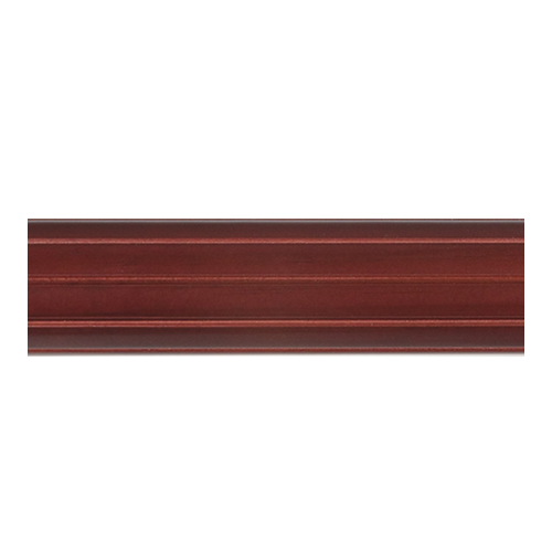 2 Fluted 6 ft, Mahogany finish