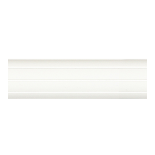 2 Fluted 8 ft, White finish