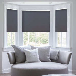 Serena Light Filtering — Charcoal daybreak view