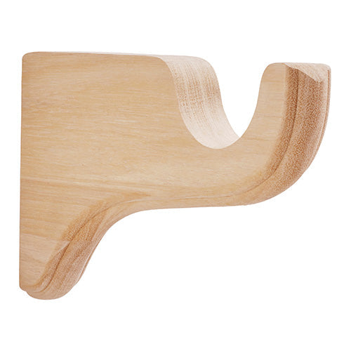 2" 6" Return Bracket, Unfinished finish