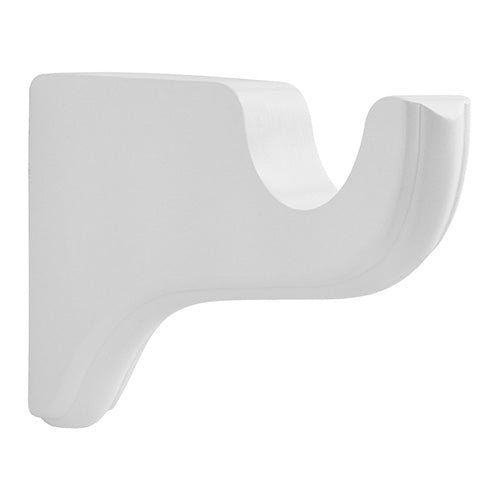 2" 6" Return Bracket, White finish
