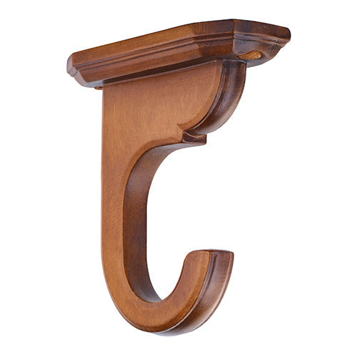 2" Ceiling Bracket, Estate Oak finish