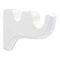 2" Double Bracket, White finish