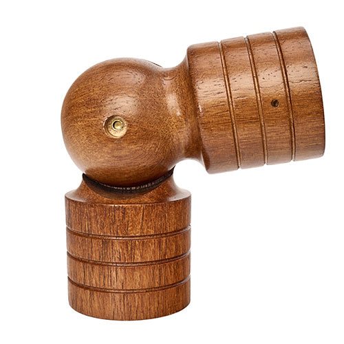 2" Swivel Socket, Estate Oak finish