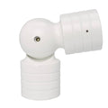 2" Swivel Socket, White finish