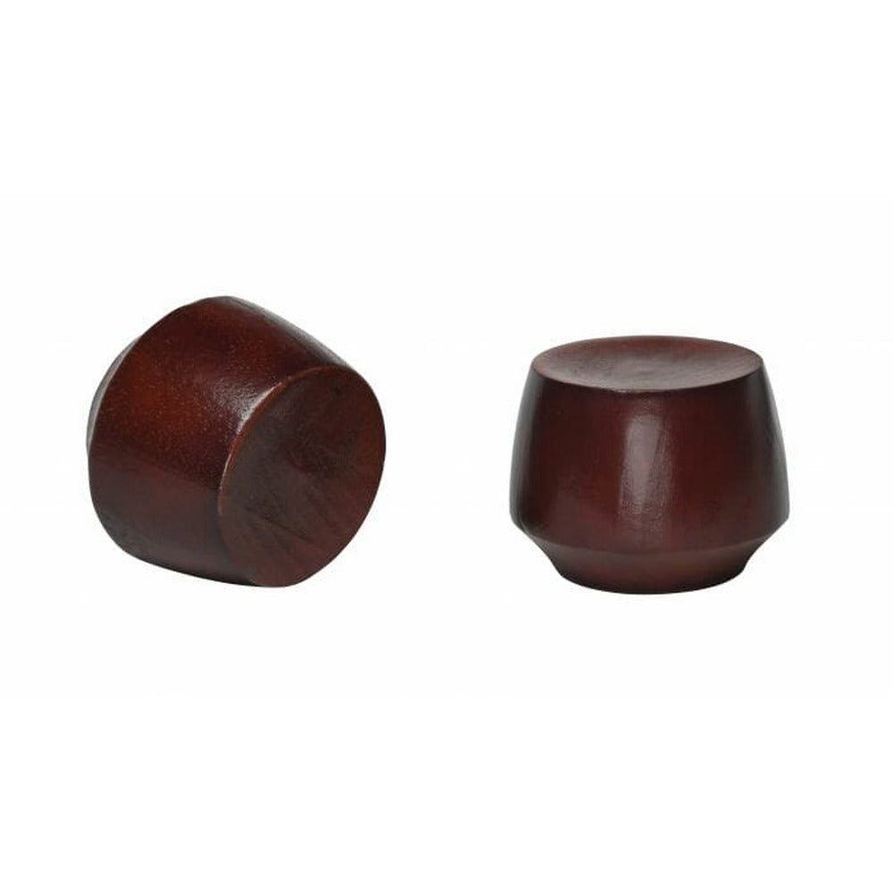 Kirsch 1 3/8" Wood Trends Hugo Finial, Mahogany finish