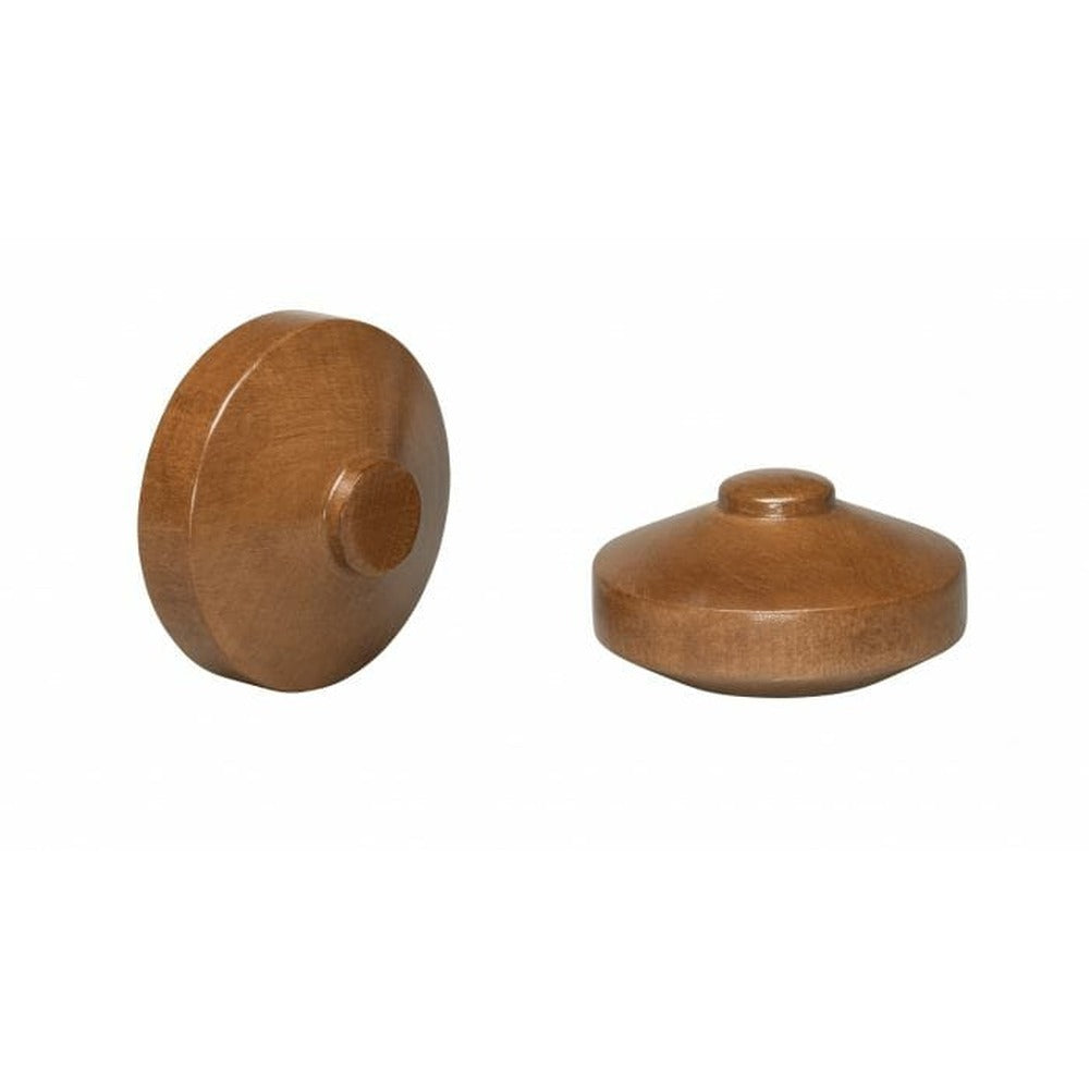 Kirsch 1 3/8" Wood Trends Warren Finial, Estate Oak finish