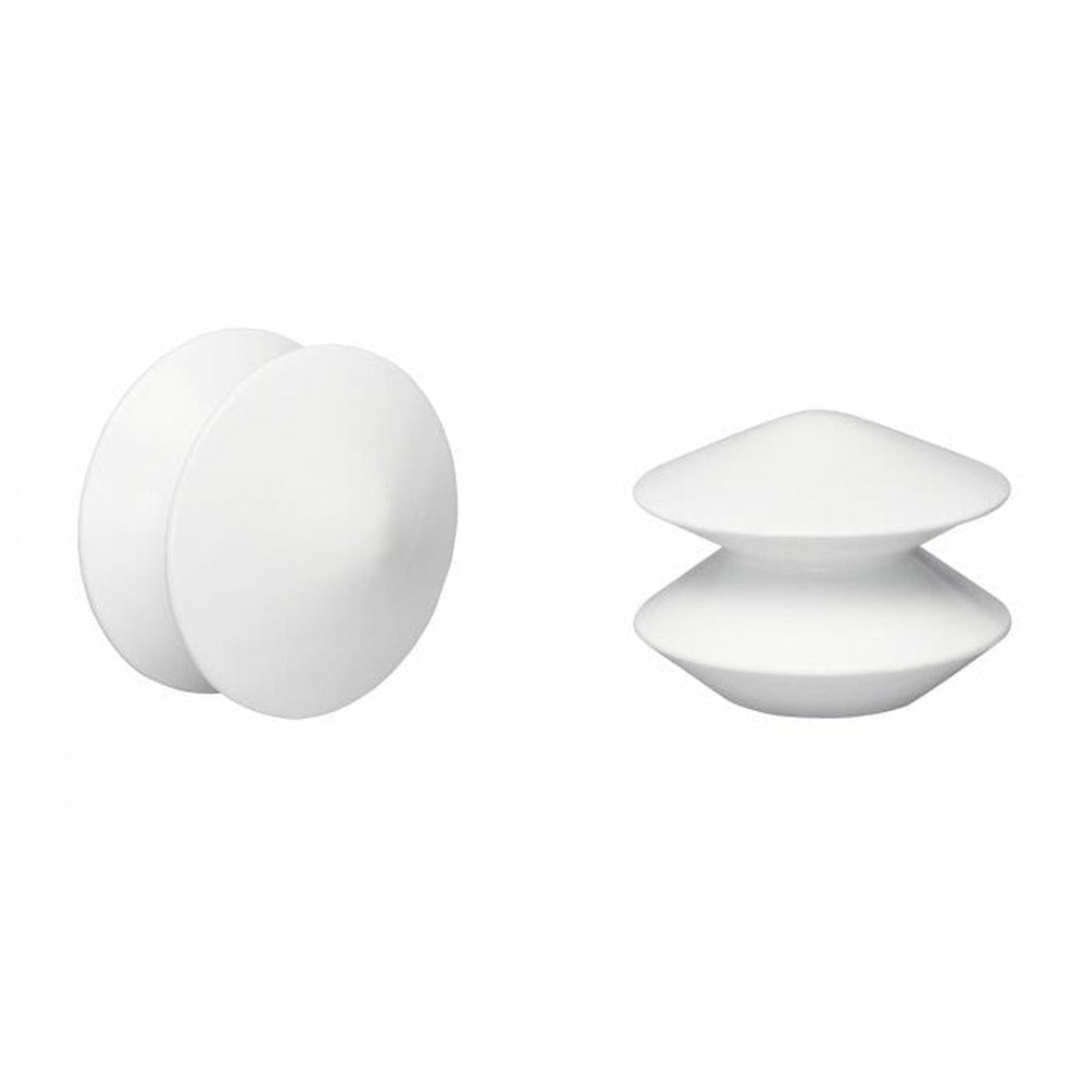 Kirsch 1 3/8" Wood Trends Miller Finial, White finish