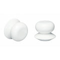 Kirsch 1 3/8" Wood Trends Ethan Finial, White finish