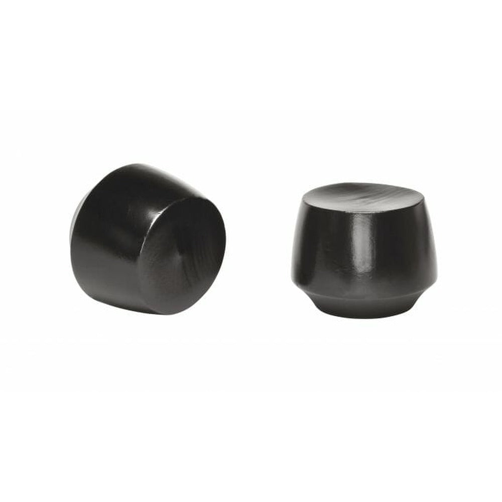 Kirsch 2" Wood Trends Hugo Finial, Black finish