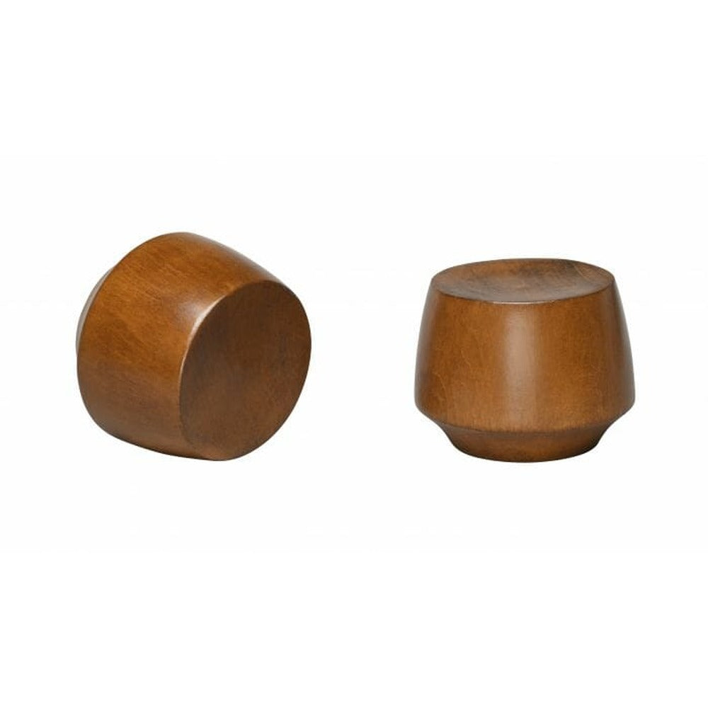 Kirsch 2" Wood Trends Hugo Finial, Estate Oak finish