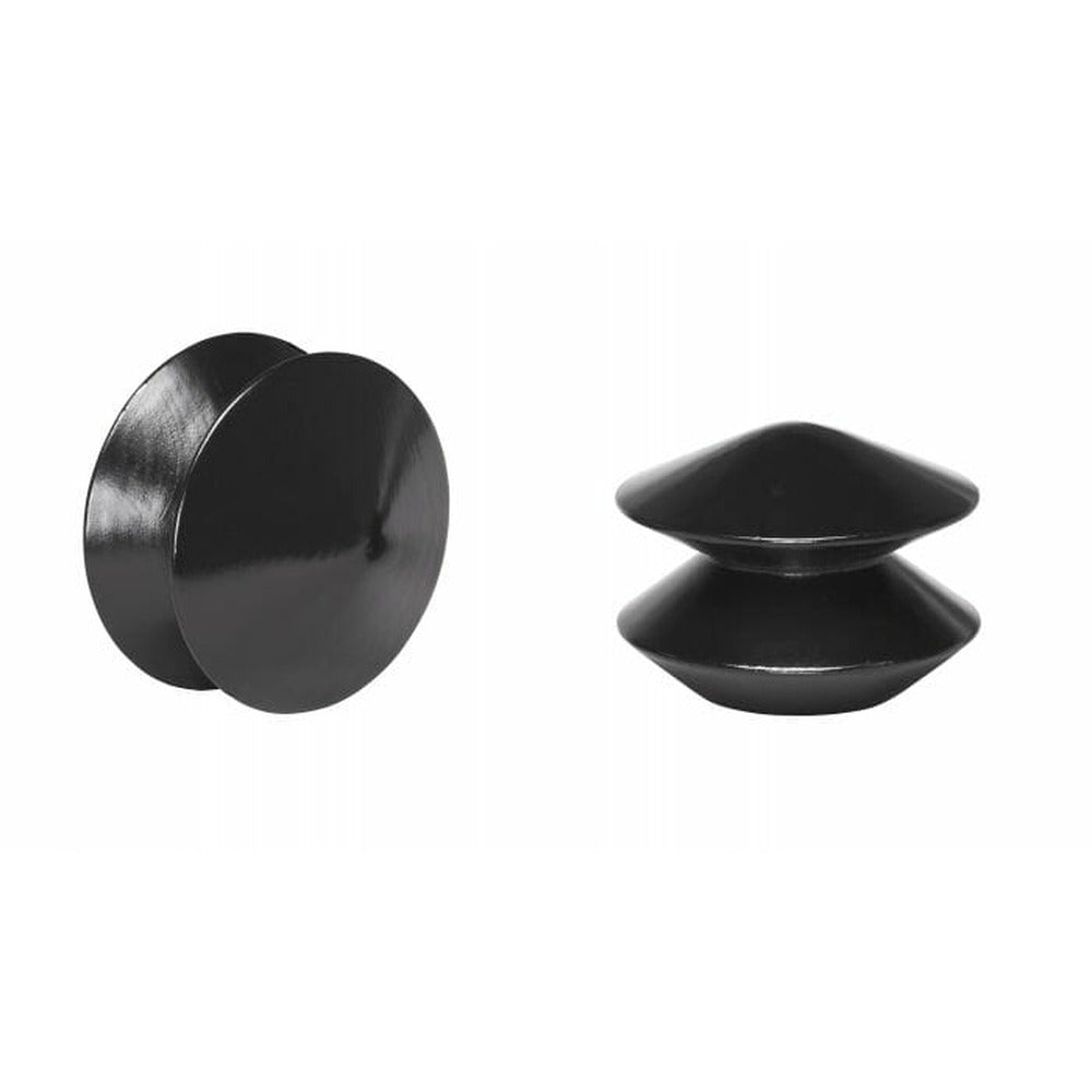Kirsch 2" Wood Trends Miller Finial, Black finish