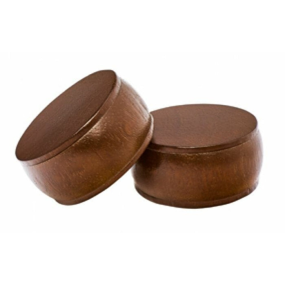 Kirsch 2" Wood Trends End Cap Finial, Coffee finish