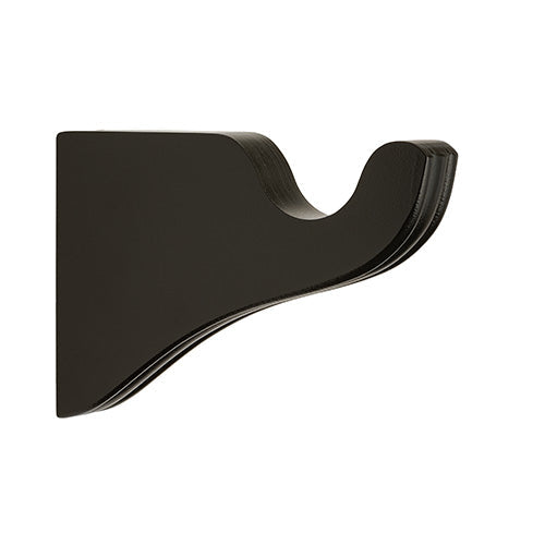 1 3/8" 3 1/2" Return Bracket, Black finish