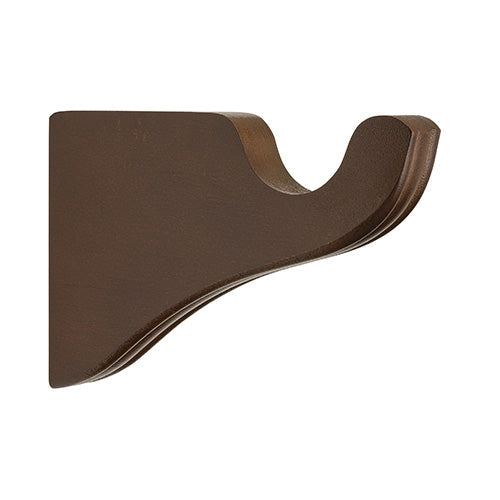 1 3/8" 3 1/2" Return Bracket, Coffee finish
