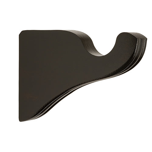 1 3/8" 3 1/2" Return Bracket, Dark Chocolate finish