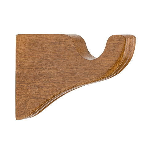 1 3/8" 3 1/2" Return Bracket, Estate Oak finish