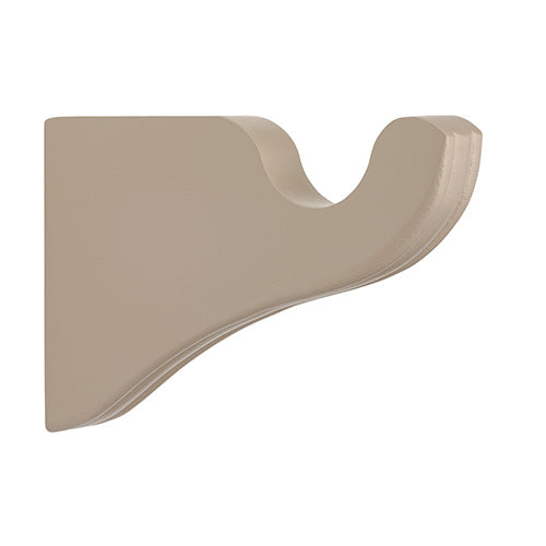 1 3/8" 3 1/2" Return Bracket, Truffle finish