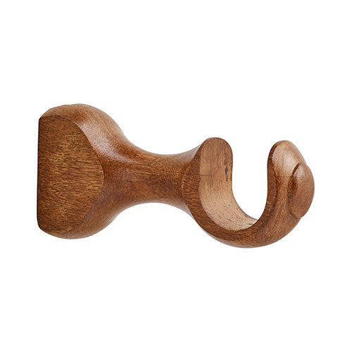 1 3/8" 4 1/4" Return Bracket, Estate Oak finish