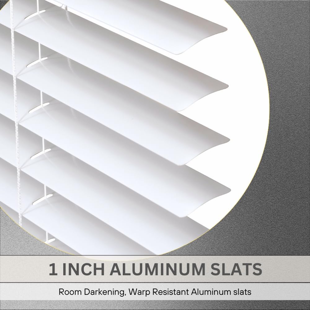 Supreme 1" Cordless Aluminum 6 gauge Mini Blinds