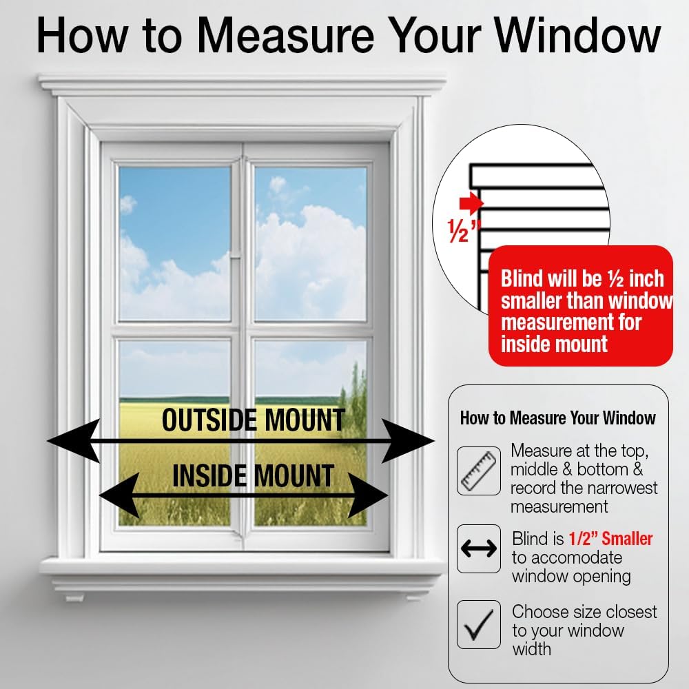 Bravada Select 2" Stock Cordless Faux Wood Blinds- White