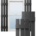 Bravada Lifetime Vinyl Three Board Spaced Board-n-Batten Exterior Shutters