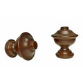 Kirsch Wood Trends 1 3/8" Chaucer Finial, Pair — 10-Pack