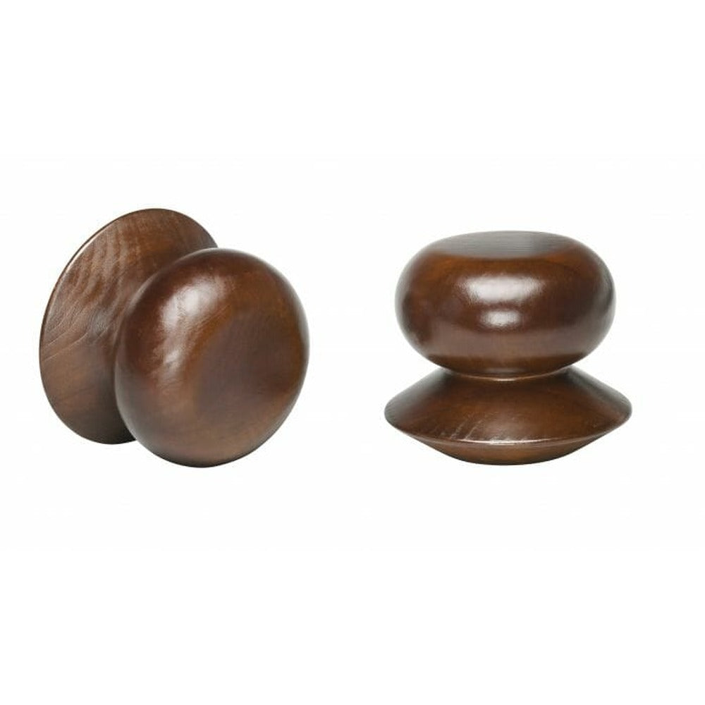 Kirsch Wood Trends 1 3/8" Ethan Finial, Pair — 10-Pack