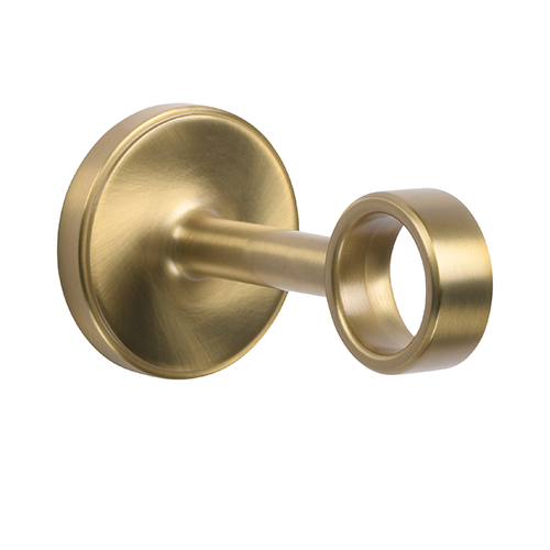 Kirsch 1" Designer Metals 3" Return O Bracket, Brushed Bronze finish
