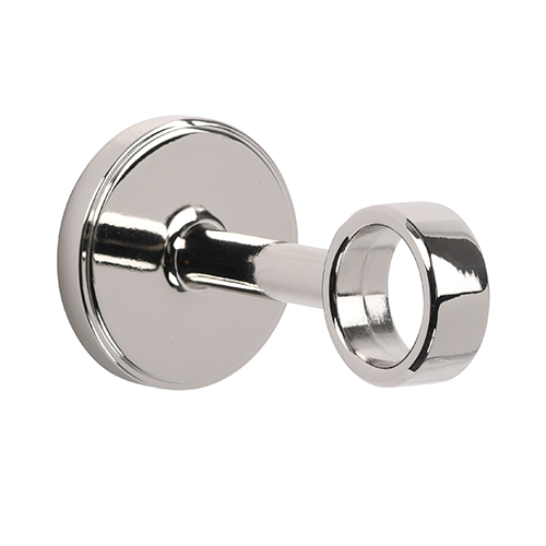 Kirsch 1" Designer Metals 3" Return O Bracket, Polished Nickel finish