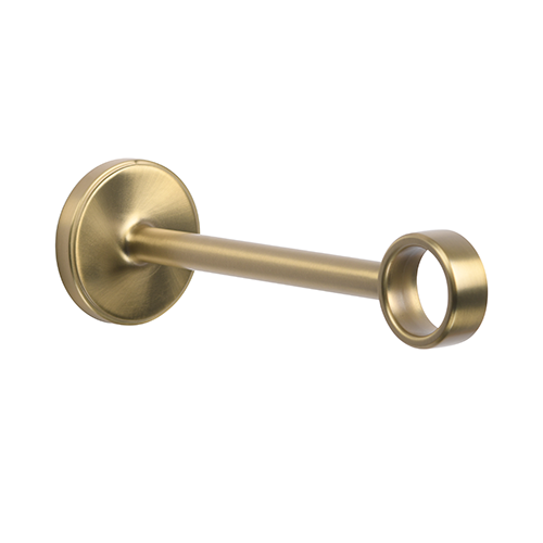 Kirsch 1" Designer Metals 6" Return O Bracket, Brushed Bronze finish