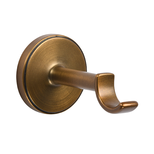 Kirsch 1" Designer Metals 3" Return Bypass O Bracket, Gilded Bronze finish