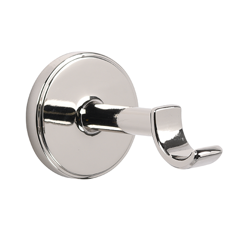 Kirsch 1" Designer Metals 3" Return Bypass O Bracket, Polished Nickel finish