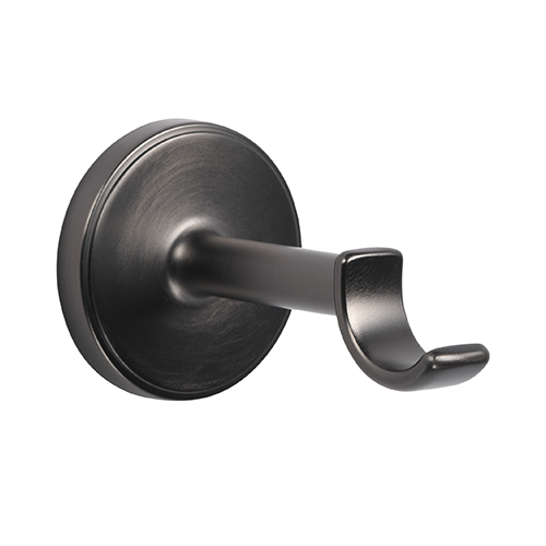 Kirsch 1" Designer Metals 3" Return Bypass O Bracket, Gunmetal finish