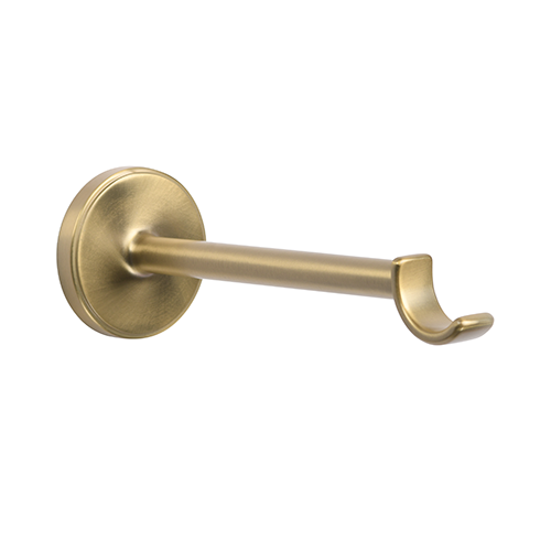 Kirsch 1" Designer Metals 6" Return Bypass O Bracket, Brushed Bronze finish