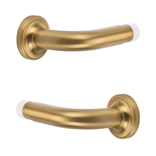 Kirsch 1" Designer Metals 3" French Returns, Brushed Bronze finish
