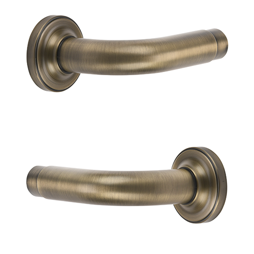 Kirsch 1" Designer Metals 3" French Returns, Elegant Brass finish