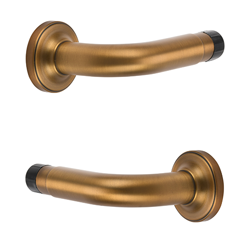 Kirsch 1" Designer Metals 3" French Returns, Gilded Bronze finish