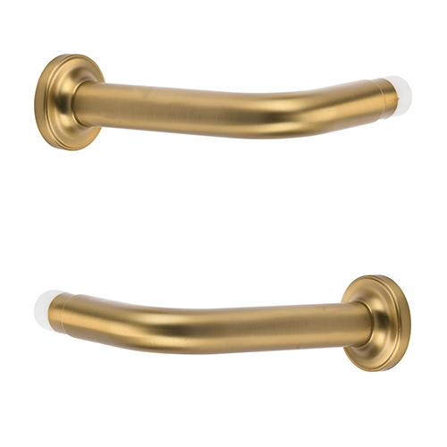 Kirsch 1" Designer Metals 6" French Returns, Brushed Bronze finish